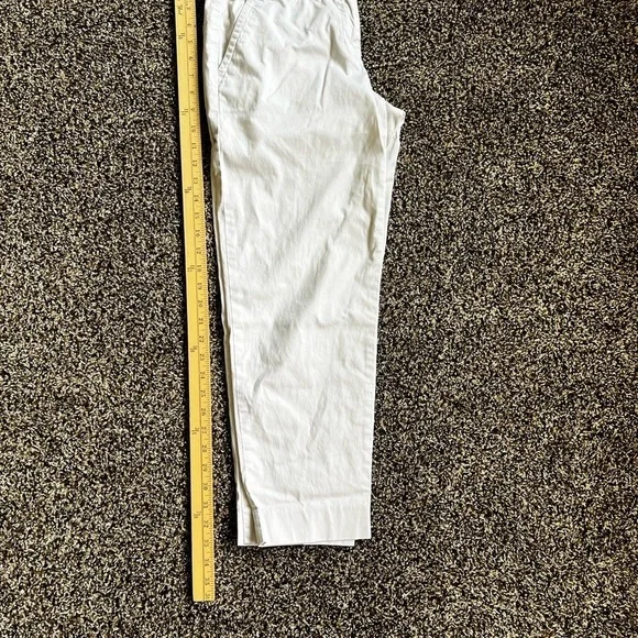 J. Crew White Chino Pants Classic Straight-Leg - Picture 6 of 6